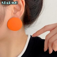 STARMO Fashion Earrings Exaggerated Color 60s Style Brand  Simple And Versatile
