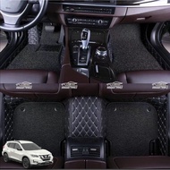 6D Pu Leather Car Floor Mats for Nissan Xtrail 7 seats