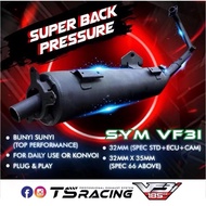 TS RACING EXHAUST SYM VF3i185 32mm 35mm