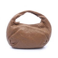 【二手】Bottega BOTTEGA VENETA女士單肩包，ブラウン羊皮編織肩包
