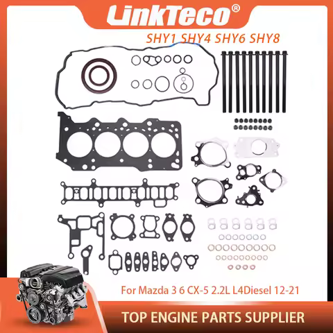 Engine Part Full Gasket Set Head Bolts For Mazda 3 6 CX-5 2.2L 2.2T L4 Diesel SHY1 SHY4 SHY6 SHY8 12