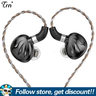 TRN Rosefinch Planar Driver หูฟังสเตอริโอแบบกว้างหูฟังเอียร์บัดเพลงฟังเสียงไฮไฟเบสหูฟัง IEM ปลั๊กเปล