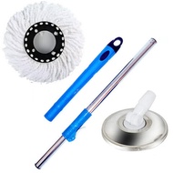 Mop For Home Rotary Bar Neutral Accessories Hand Pressure Steel Plate Rod Spin-Dry Rotating Mop Mop Mop Automatic