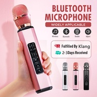 Wireless Microphone Dual Speaker Mikrofon Karaoke With Dynamic Singing Microphone Bluetooth Micropho