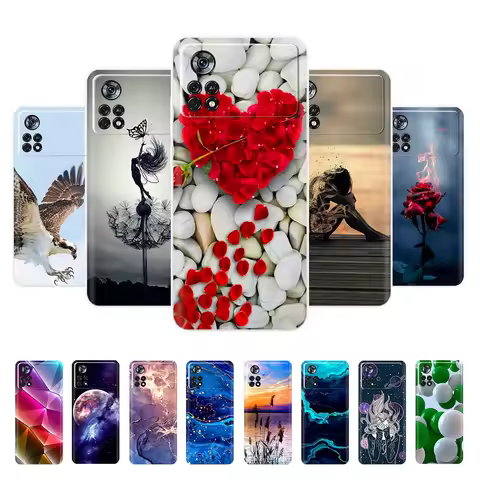 For Xiaomi Poco X4 Pro 5G Phone Case Silicone Case for Poco X4 Pro 5G 2022 Soft TPU Back Cover For P
