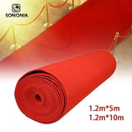 [SONONIA] Red Carpet Aisle Runner Sturdy 1.2M Wide for Baby Shower Exhibition Ceremony 1.2mx10m