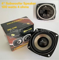 Broadway MS4-100 4" Subwoofer Speaker 100watts Subwoofer Speaker MS4100