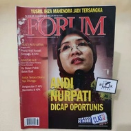 (ORIGINAL) Forum Magazine - Andi Nurpati Stamped Oportunis (28 June - 4 July 2010)