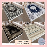 ESYADECO Dubai Carpet 200cm x 300cm Karpet Dubai 6XL Karpet Raya Dubai