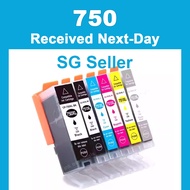 Canon 750 Cartridge 750XL Ink Cartridge Compatible for Canon MG5470 IP8770 IP7270 IX6870 IX6770 MG75