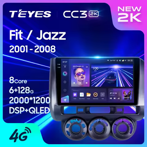 TEYES CC3 2K For Honda Fit GD 2001 - 2008 Jazz GD Right hand drive Car Radio Multimedia Video Player