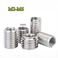 Insert nut 304 stainless steel inner and outer teeth nut, thread conversion braces Reducing screw M2