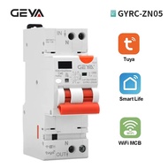 TUYA WIFI RCBO LED Adjustable Smart Circuit Breaker Residual Current Circuit breaker With Over Curre