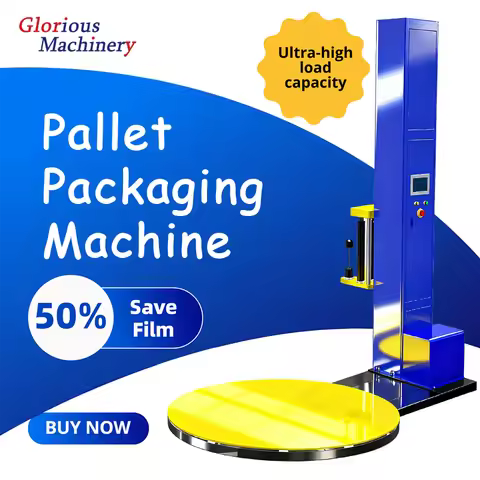 Automatic Skid/Pallet Stretch Film Wrap Pallet Wrapper Pallet Wrapping Machine Film Wrapping Packagi