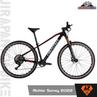 จักรยานเสือภูเขา 30.5 นิ้ว Richter รุ่น Survey (เฟรมอลูซ่อนสาย,ดิสเบรคน้ำมัน,เกียร์ 13 สปีด,น้ำหนัก 13.5 กก.)