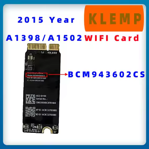 Original Wifi Airport Bluetooth Card BCM943602CS BCM94360CS For Macbook Pro Retina 13" 15" A1398 A15