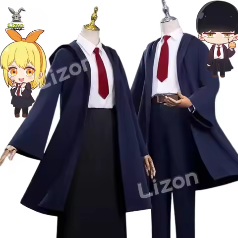 Mashle Cosplay Costume, Lemon Irvine Cosplay Dress, Mashle Magic and Muscles Cosplay Hooded Robe Uni