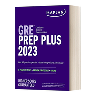 Kaplan GRE Prep Plus 2023 English original examination materials English books
