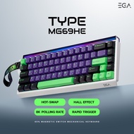 EGA TYPE MG69HE Hall Effect Magnetic Switch Keyboard 8K Polling Rate (8000Hz)