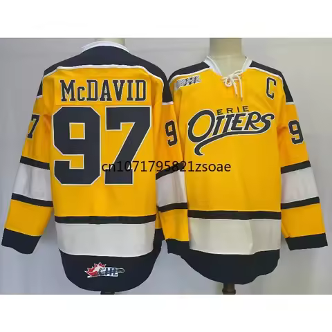 97 Connor McDavid Jersey Canada Edmonton Ice Hockey Jersey Sport Sweater All Stitched Letters Number