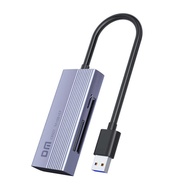 DM TF/SD/CF Card Three-in-One Card Reader USB3.0 High-Speed Transmission Card Reader Computer Metal 