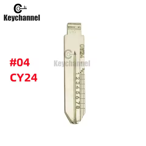 5PCS Lishi CY24 #04 Engraved Line Key Blade Scale Shearing Teeth Cutting Key Blank Clipper Key Blade