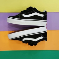 Vans Old Skool Black white Premium Quality Children's Shoes/Kids Shoes/Boys Shoes/Girls Shoes
