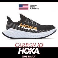 【100% authentic】HOKA Carbon X3 Black White running Shoes for Men Sneakers