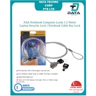 SG Local - F & K Notebook Computer Cable Key Lock Laptop Security Lock / Notebook Cable Key Lock 1.2