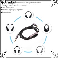 ARREBUL Earphone Replacement Cable, 3.5mm To 3.5mm with Mic and Volume Control Earbuds Upgrade Wire,