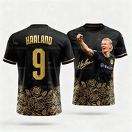 Haaland's No. 9 football jersey England jersey Autumn Sports Dry Quickly Men's Jersey Adult Kids Siz