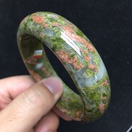 Special Offer Bracelet Natural  Unakite Dynamic Bracelet Bangle Flower Emerald Bracelet Bangle Brazi