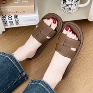buyplus001 Women's Slip-On Sandals PVC Rubber Korean Style Soft Sole Express Delivery Service Availa
