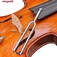 ELEGANT 440Hz Tuning Fork, Stainless Steel Silver Guitar Tuner, Violin Tuner Hammer Tunning A Tone 4