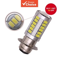 1PC P15D LED Motorcycle Fog Light Headlight 33LED 5630 Bright White Bulb H4 H7 12V-24V 1PC Lampu Kab