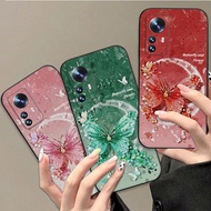 Xiaomi 12 / 12T / 12X / Xiaomi 12 Pro case with butterfly print, luxurious, sparkling