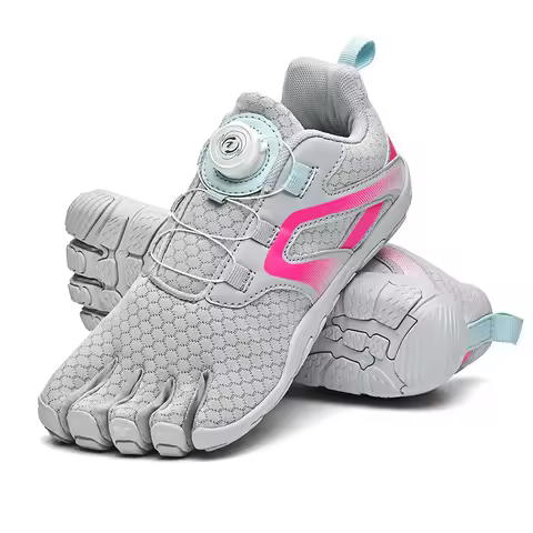 Five Finger Barefoot Shoes Breathable Mesh Five Finger Yoga Shoes for Hiking, Gym Workouts & Water S