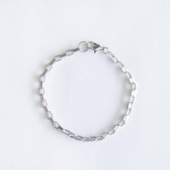 Aplomb Unisex Bracelet Man Jewelry Silver Chain Simple Minimalist