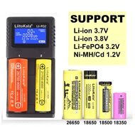 LiitoKala Lii-PD2 Lii-PD4 14500 16340 battery Charger for 18650 26650 21700 AA AAA 3.7V lithium NiMH