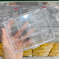 Daiso Clear Storage Case 2layers, 9compartment Transparent Casing Jewel Case