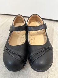 FROG FOOTCARE 黑色女童返學鞋