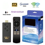 A TV Box Android 13 Q96 X2 ATV H313 Quad Core HD 4K Voice Remote Smart TV Stick 64GB 4G 5G Dual Wifi