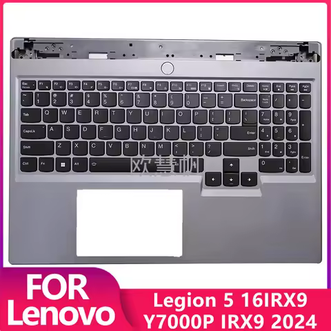 T New for Lenovo Legion 5 16IRX9 / Y7000P IRX9 2024 Laptop Palmrest Upper Case Keyboard Bezel C Shel