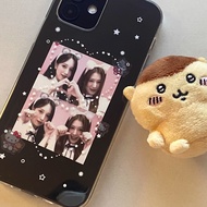 Happinessono Acrylic Heart Shaped Phone Case Customizable Name Shell for Apple And Android Phones Kp