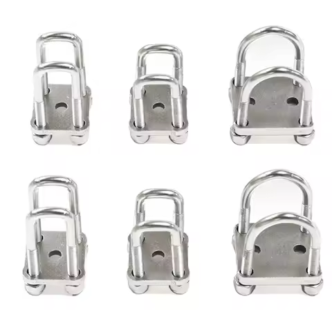 1:14th Scale Metal U-shaped Screw Suspension Bracket for Tamiya RC Dump Truck SCANIA 770S R620 Volvo