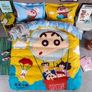 010 Cartoon Bedsheet 100% Cotton Kids Bedsheet Single Size/ Queen Size/ King Size Bedsheet Fitted Ca
