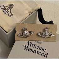 The Empress Dowager West Saturn Full Diamond Diamond Niche ins Earrings Earrings Earrings Women