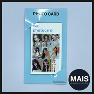 [IVE] Autograph Photocard Set (9pcs) / K-pop Signed Back Logo Cards / Credit Card Size / Random Vers