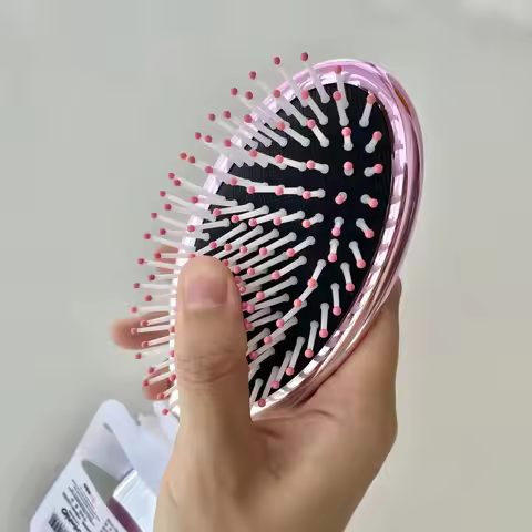 Hair Brush Sanrio Hello Kitty Cushion Paddle Holographic Anti Static Scalp Massage Detangling For Wo