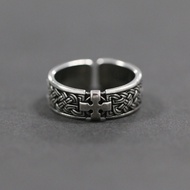 Chiba Design Official Four Yuan Celtic Knot Ring 925 Thai Silver Ring Handmade 2026.3.19